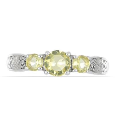 BUY 925 SILVER BRAZILIAN CITRINE GEMSTONE RING
